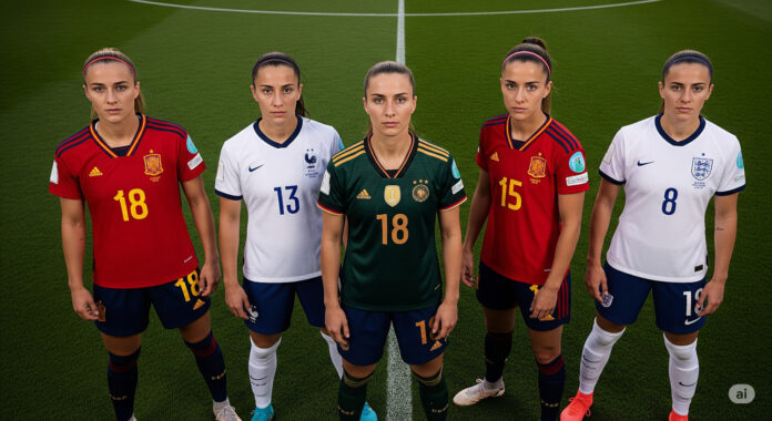 5 jugadoras destacadas eurocopa femenina fútbol 2025